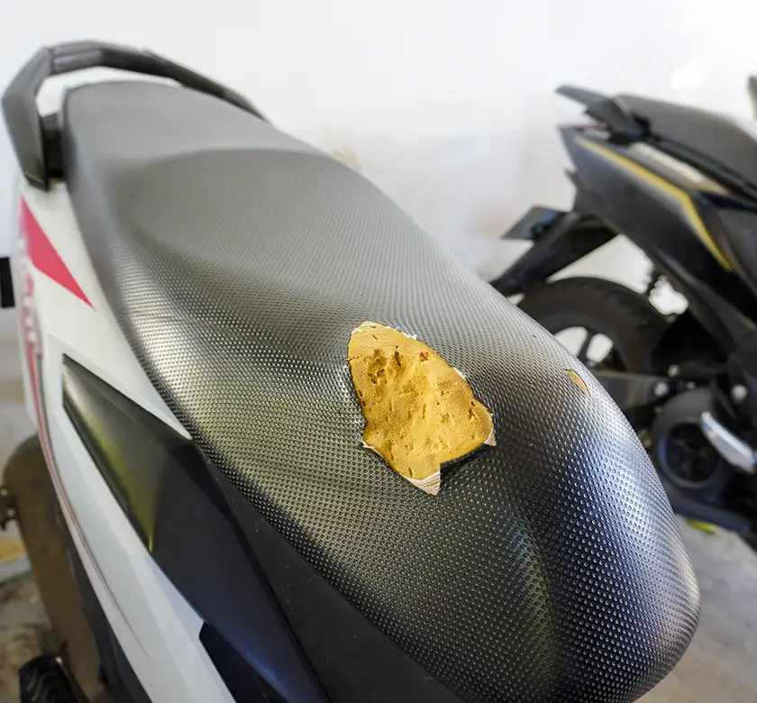 sella scooter rotta
